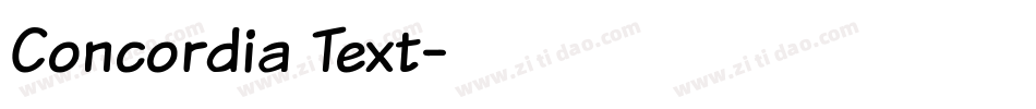 Concordia Text字体转换